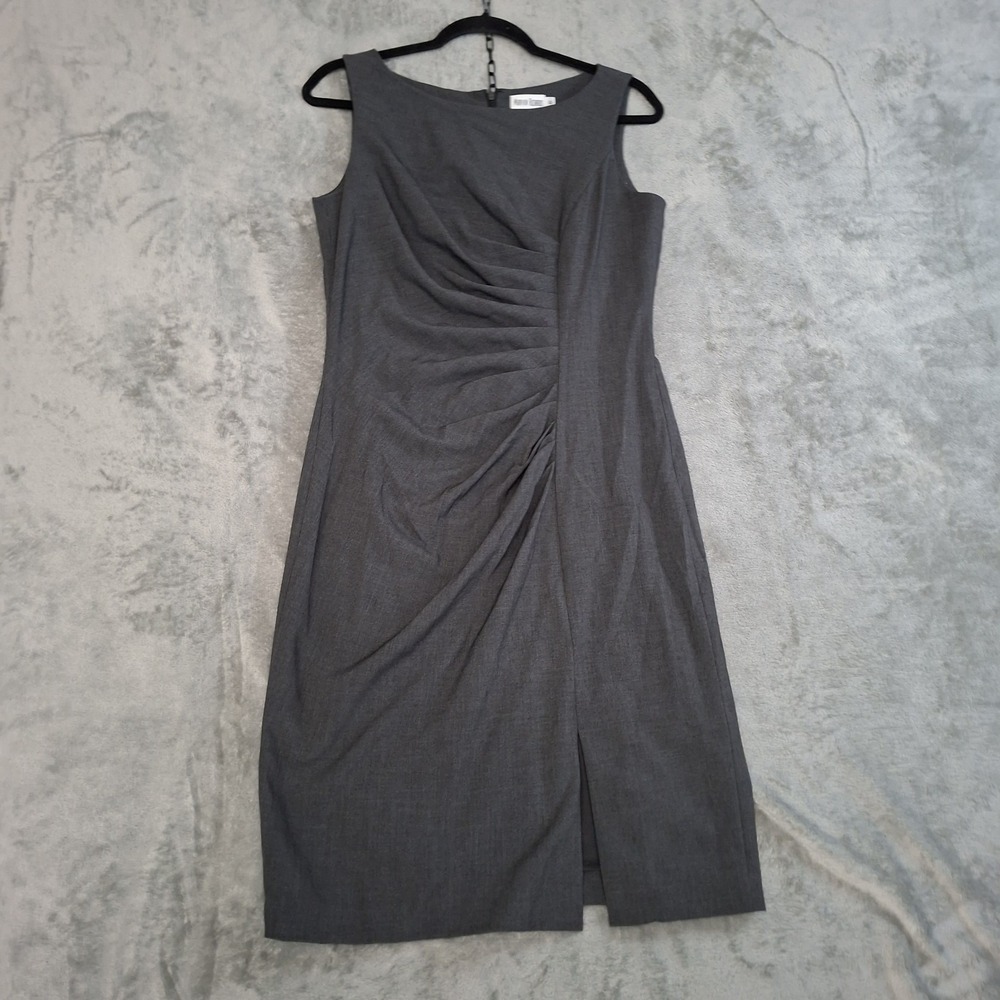 MARVIN RICHARDS‎ Womens Sheath Knee Length Dress Size 6 Gray Capsule Sleeveless